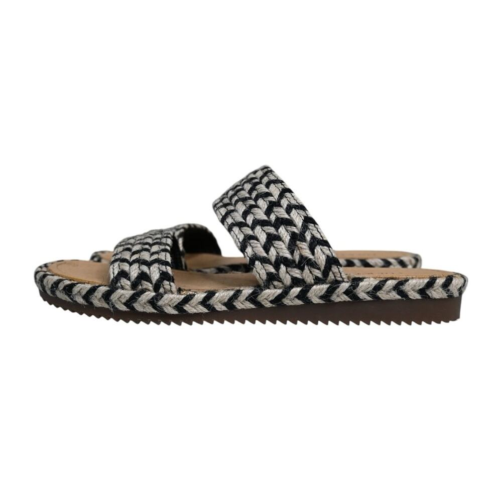 Lucky Brand Womens 6.5 Decime Two Band Jute Slide Sandal - Picture 6 of 11